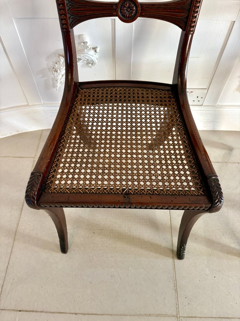 Magnificent Quality Antique Set of 6 Regency Dining Chairs